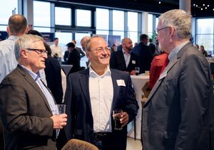 Vor der Preisverleihung blieb Zeit zum Austausch und für einen Welcome Coffee.