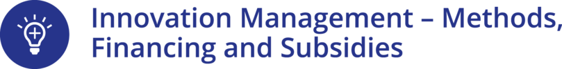 MCN Specialist Group Innovation Management - Methods, Financing and Subsidies