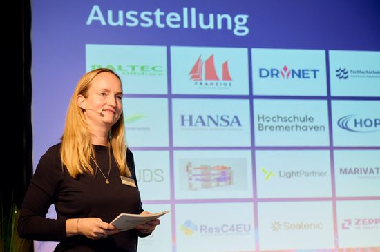 Jessica Wegener bei der Preisverleihung des MCN Cup 2025