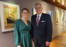 Katrin Caldwell (MCN) und Matthias Imrecke (DNV)