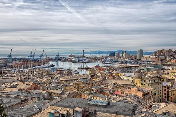 Hafen Genua