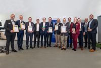 Gewinner und Initiator:innen des Innovationswettbewerbs ZeroEmission@Berth