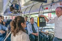 Fahrt im Wasserstoff-Bus