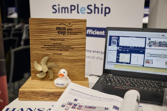 Throphäe MCN Cup 2025 in der Kategorie Projekt, SimPleShip, FVTR