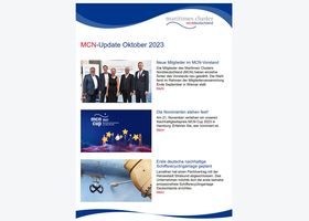 Screenshot MCN-Newsletter Oktober 2023