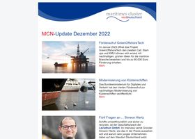 Screenshot MCN-Newsletter Dezember 2022