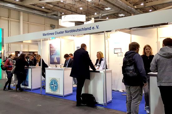 MCN-Gemeinschaftsstand bei der Messe Einstieg in Hamburg